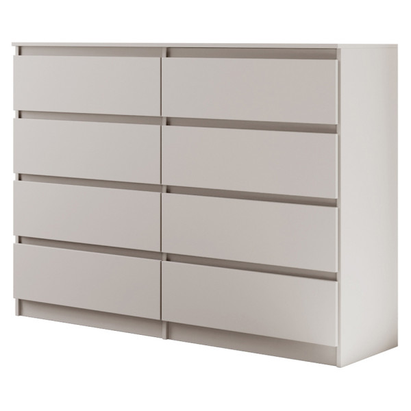 Komoda z 8 szufladami Kaszmir LEMON 140 cm 1031251