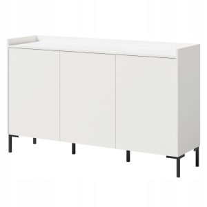 Komoda z drzwiami uchylnymi Liam 3D 150 Biała 676071 Komoda z drzwiami uchylnymi Liam 3D 150 Biała 676071