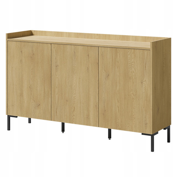 Komoda z drzwiami uchylnymi Liam 3D 150 Dąb Cremona 676072
