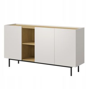 Komoda z drzwiami uchylnymi Noel 3D 165 Kaszmir / Dąb Cremona 708554 Komoda z drzwiami uchylnymi Noel 3D 165 Kaszmir / Dąb Cremona 708554