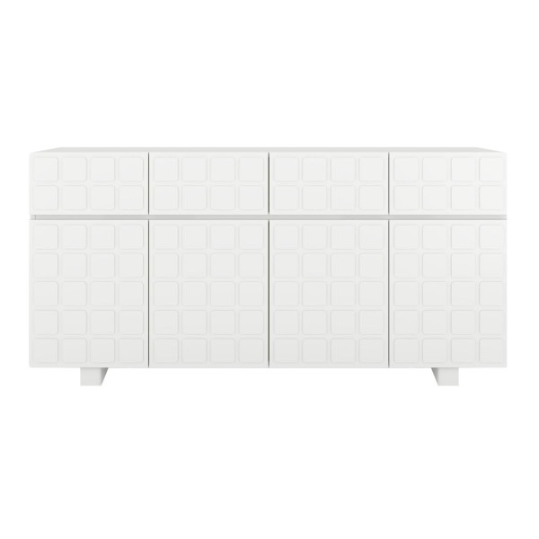 Komoda z frontami 3D Skandica CUBO LONG / biały / 169cm 224877