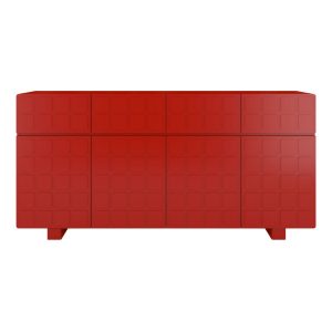 Komoda z frontami 3D Skandica CUBO LONG / bordowy / 169cm 224879 Komoda z frontami 3D Skandica CUBO LONG / bordowy / 169cm 224879