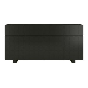 Komoda z frontami 3D Skandica CUBO LONG / czarny / 169cm 224884 Komoda z frontami 3D Skandica CUBO LONG / czarny / 169cm 224884