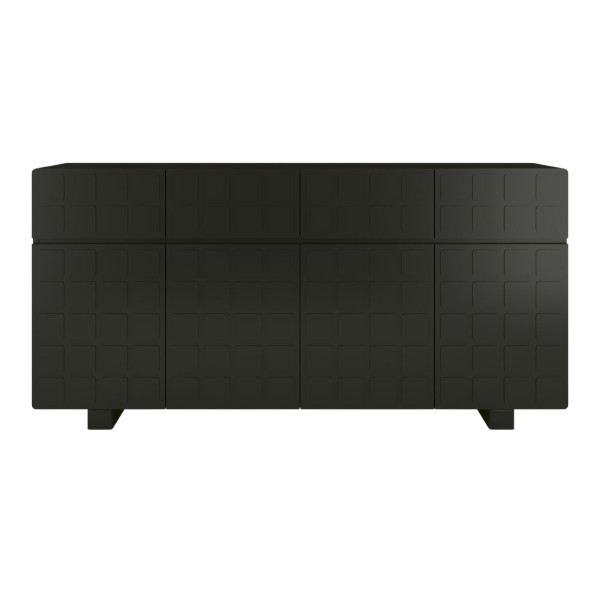 Komoda z frontami 3D Skandica CUBO LONG / czarny / 169cm 224884