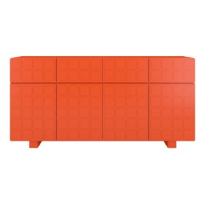 Komoda z frontami 3D Skandica CUBO LONG / marsala / 169cm 224883 Komoda z frontami 3D Skandica CUBO LONG / marsala / 169cm 224883