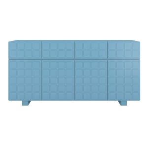 Komoda z frontami 3D Skandica CUBO LONG / niebieski / 169cm 224885 Komoda z frontami 3D Skandica CUBO LONG / niebieski / 169cm 224885