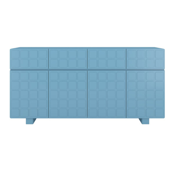 Komoda z frontami 3D Skandica CUBO LONG / niebieski / 169cm 224885
