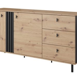 Komoda z lamelami MANDI D do salonu 224297 Komoda z lamelami MANDI D do salonu 224297