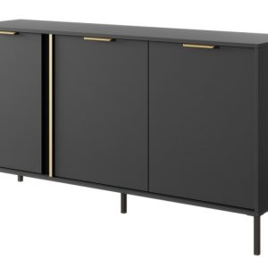Komoda z szafkami do salonu LARYSA C – antracyt 223965 Komoda z szafkami do salonu LARYSA C – antracyt 223965