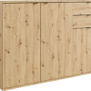 Komoda z szufladami 120 cm do salonu TENZO dąb artisan 1036137