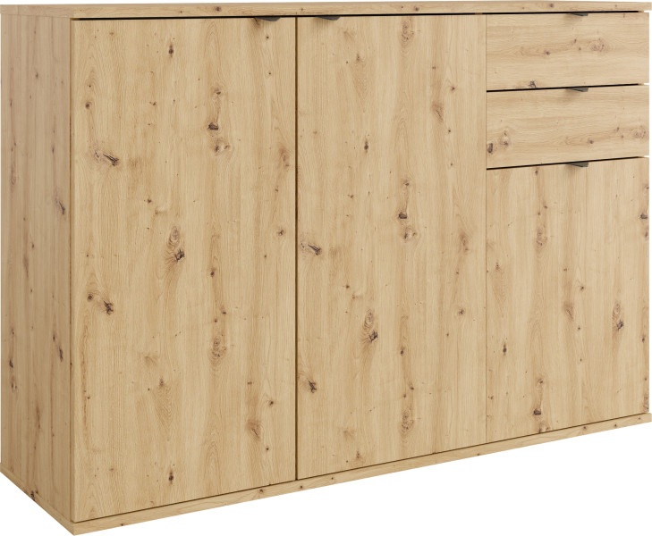 Komoda z szufladami 120 cm do salonu TENZO dąb artisan 1036137