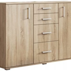 Komoda z szufladami 130 cm MERIDA dąb sonoma 747835