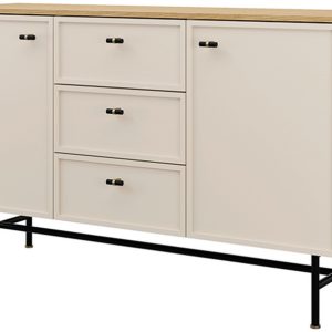 Komoda z szufladami 135 cm dwudrzwiowa EVORIA 1078117