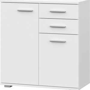 Komoda z szufladami 69 cm dwudrzwiowa FONDI 1083653 Komoda z szufladami 69 cm dwudrzwiowa FONDI 1083653