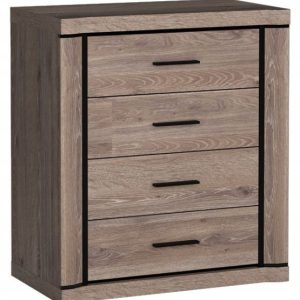 Komoda z szufladami DALLAS D-4 dąb truflowy 136860 Komoda z szufladami DALLAS D-4 dąb truflowy 136860