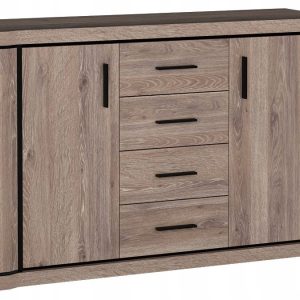 Komoda z szufladami DALLAS D-5 dąb truflowy 137 cm 755858 Komoda z szufladami DALLAS D-5 dąb truflowy 137 cm 755858