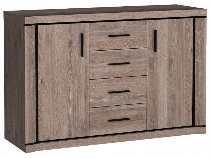 Komoda z szufladami DALLAS D-5 dąb truflowy 137 cm 755858