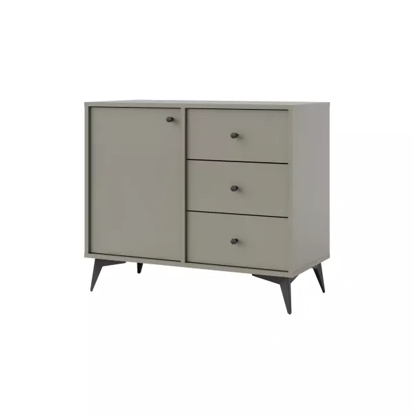 Komoda z szufladami do salonu Sakai 1 1F 3S T814 Eukaliptus 748674