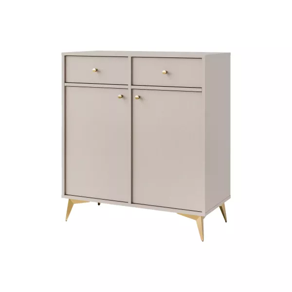 Komoda z szufladami do salonu Sakai 1 2F 2S T826 Beżowy 748692