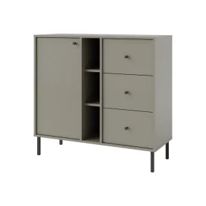Komoda z szufladami do salonu Sakai 2 1F 3S T824 Eukaliptus 748707 Komoda z szufladami do salonu Sakai 2 1F 3S T824 Eukaliptus 748707