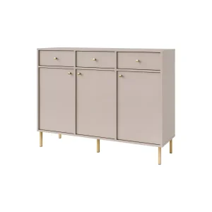 Komoda z szufladami do salonu Sakai 2 3F 3S T827 Beżowy 748711 Komoda z szufladami do salonu Sakai 2 3F 3S T827 Beżowy 748711