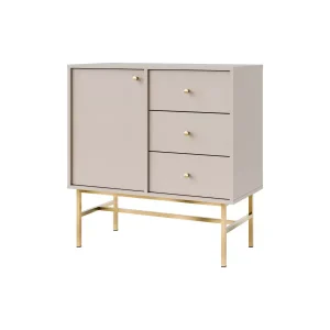 Komoda z szufladami do salonu Sakai 3 1F 3S T814 Beżowy 748709 Komoda z szufladami do salonu Sakai 3 1F 3S T814 Beżowy 748709