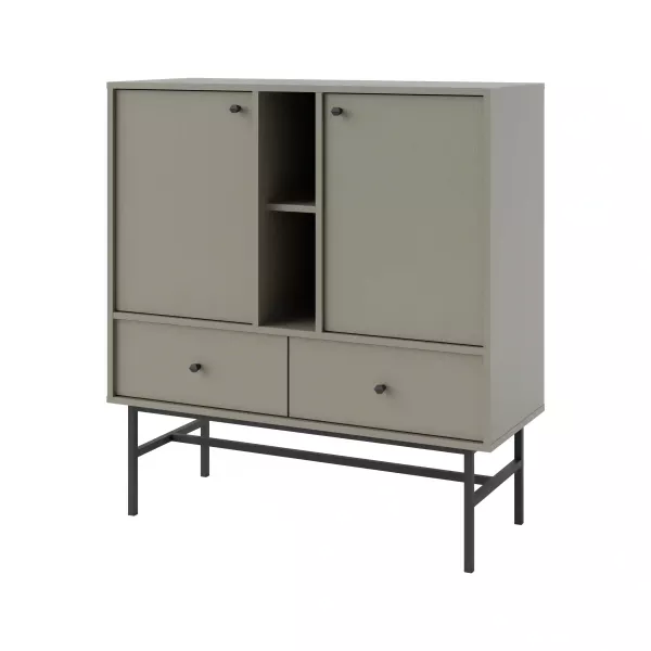 Komoda z szufladami do salonu Sakai 3 2F 2S T825 Eukaliptus 748667
