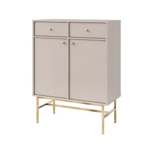 Komoda z szufladami do salonu Sakai 3 2F 2S T826 Beżowy 748682 Komoda z szufladami do salonu Sakai 3 2F 2S T826 Beżowy 748682