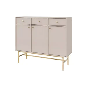 Komoda z szufladami do salonu Sakai 3 3F 3S T827 Beżowy 748678 Komoda z szufladami do salonu Sakai 3 3F 3S T827 Beżowy 748678
