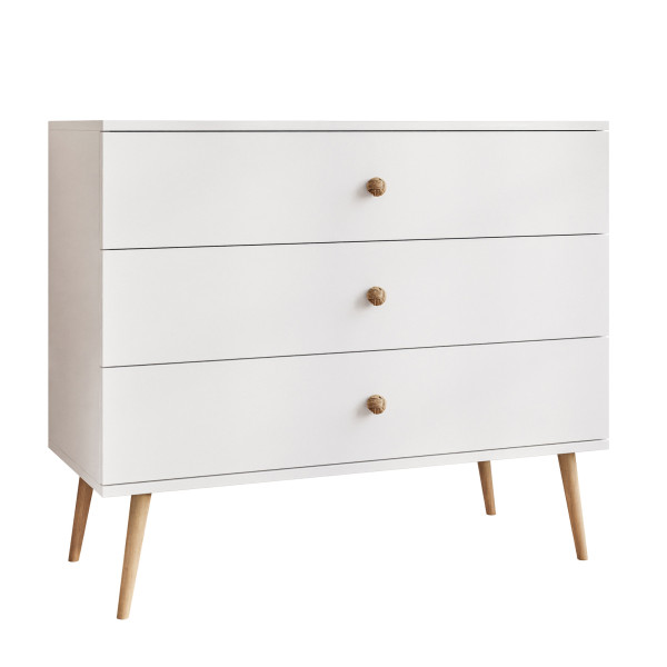 Komoda z szufladami HARMONY biała 206055