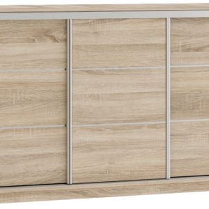Komoda z szufladami i drążkami 160 cm TOP dąb sonoma 701811 Komoda z szufladami i drążkami 160 cm TOP dąb sonoma 701811