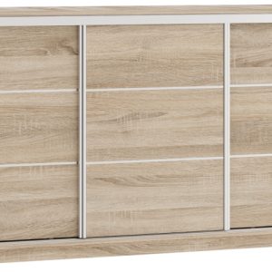Komoda z szufladami i drążkiem 180 cm TOP dąb sonoma 701824 Komoda z szufladami i drążkiem 180 cm TOP dąb sonoma 701824