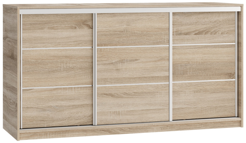 Komoda z szufladami i drążkiem 180 cm TOP dąb sonoma 701824