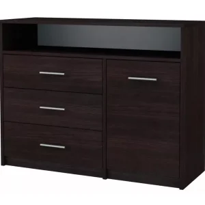 Komoda z szufladami i półkami do salonu – Sarska 692229 Komoda z szufladami i półkami do salonu – Sarska 692229
