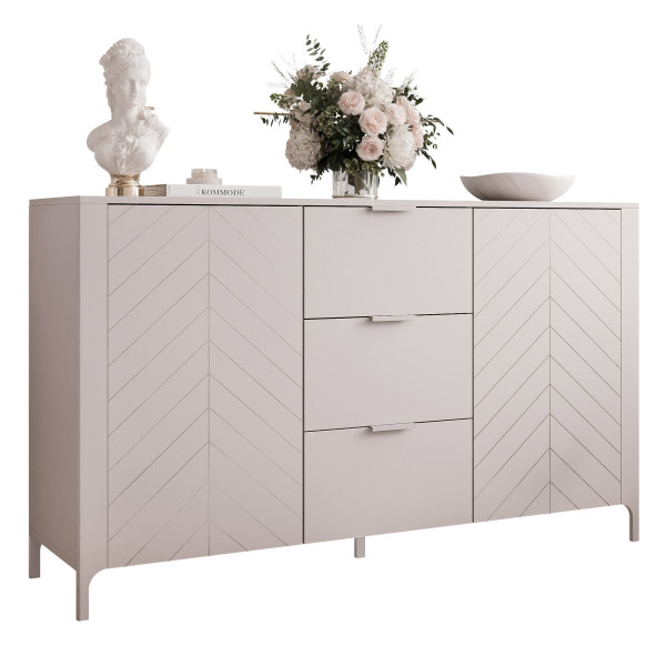 Komoda z szufladami LORIEN 153 cm kaszmir 704739