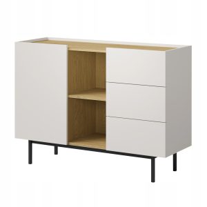 Komoda z szufladami Noel 1D3S 120 Kaszmir / Dąb Cremona 708556 Komoda z szufladami Noel 1D3S 120 Kaszmir / Dąb Cremona 708556