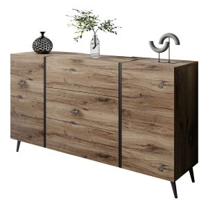 Komoda z szufladami ONYX LOFT na nóżkach PUSH 197317 Komoda z szufladami ONYX LOFT na nóżkach PUSH 197317