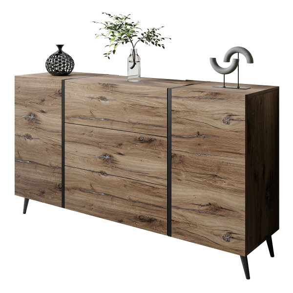 Komoda z szufladami ONYX LOFT na nóżkach PUSH 197317