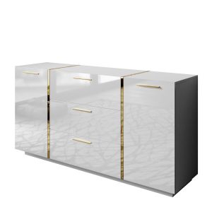 Komoda z szufladami ONYX wysoki połysk uchwyt 86291 Komoda z szufladami ONYX wysoki połysk uchwyt 86291