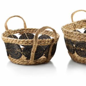 Komplet 3 koszy 30X15cm 27X13cm 21X9cm BALI 264853 Komplet 3 koszy 30X15cm 27X13cm 21X9cm BALI 264853