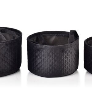 KOMPLET 3 KOSZY 30xh18cm, 27xh16cm, 24xh14cm SARA 264831 KOMPLET 3 KOSZY 30xh18cm, 27xh16cm, 24xh14cm SARA 264831