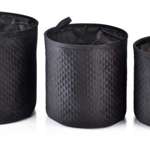 KOMPLET 3 KOSZY 38xh38cm, 34xh34cm, 30xh30cm SARA 264843 KOMPLET 3 KOSZY 38xh38cm, 34xh34cm, 30xh30cm SARA 264843
