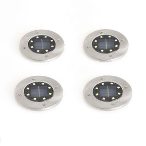 Komplet 4 lampek ogrodowych wbijanych 12cm PATIO 1062523 Komplet 4 lampek ogrodowych wbijanych 12cm PATIO 1062523