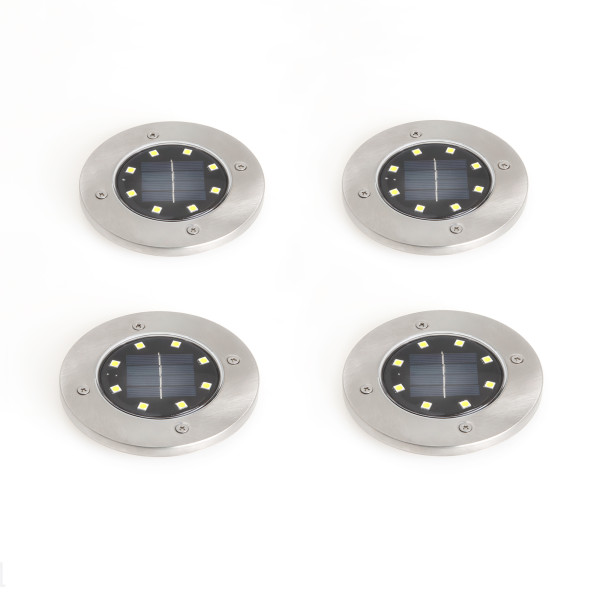 Komplet 4 lampek ogrodowych wbijanych 12cm PATIO 1062523