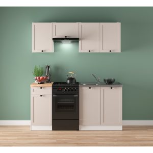 Komplet kuchenny Junona Line 170 cm biały/uni kaszmir 866392 Komplet kuchenny Junona Line 170 cm biały/uni kaszmir 866392
