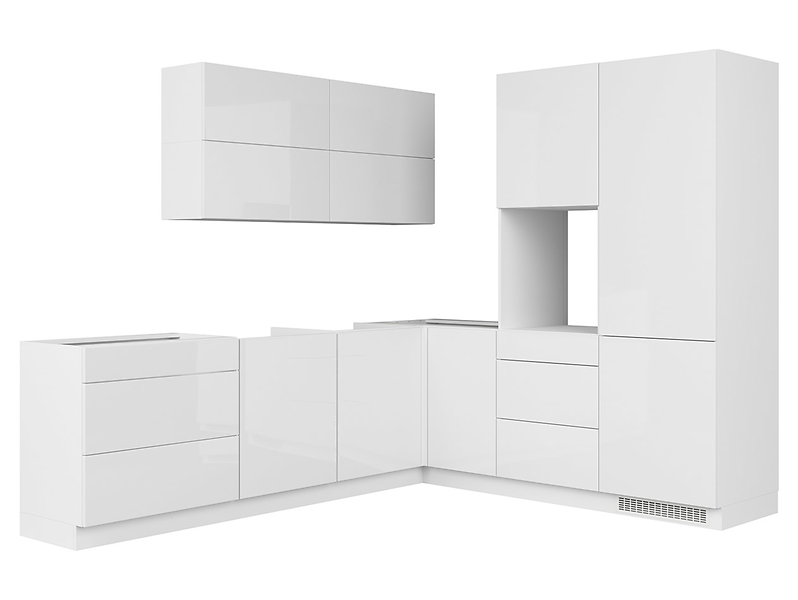Komplet kuchenny narożny Top Line 260x225 cm biały połysk 37961