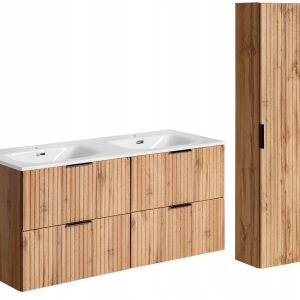 KOMPLET Mebli Łazienkowych ADEL OAK 4 elementy DĄB WOTAN 259574 KOMPLET Mebli Łazienkowych ADEL OAK 4 elementy DĄB WOTAN 259574