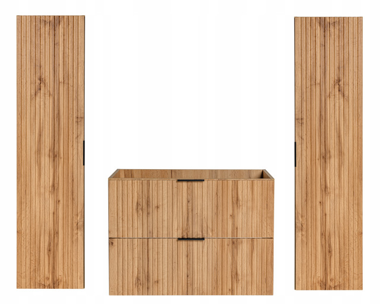 KOMPLET Mebli Łazienkowych ADEL OAK ZESTAW 3 elementów WOTAN 259578