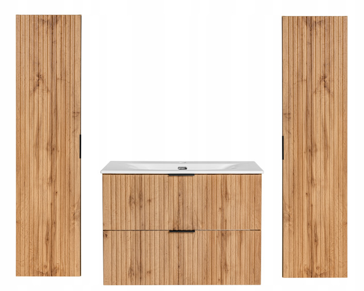 KOMPLET Mebli Łazienkowych ADEL OAK ZESTAW 4 elementów WOTAN 259598