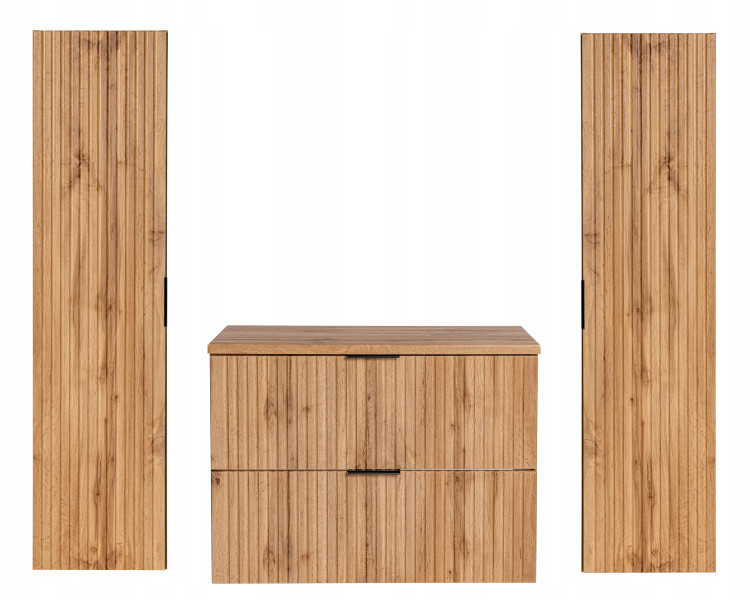 KOMPLET Mebli Łazienkowych ADEL OAK ZESTAW 4 elementów WOTAN 259597